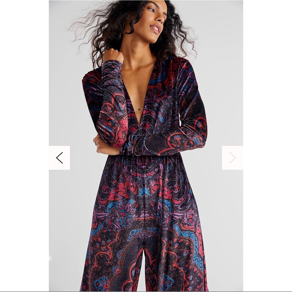 Giselle Velvet Jumpsuit - Free People